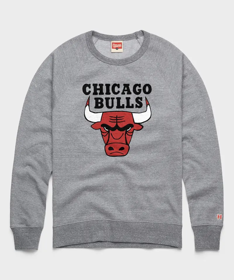 Chicago Bulls Logo Crewneck 1