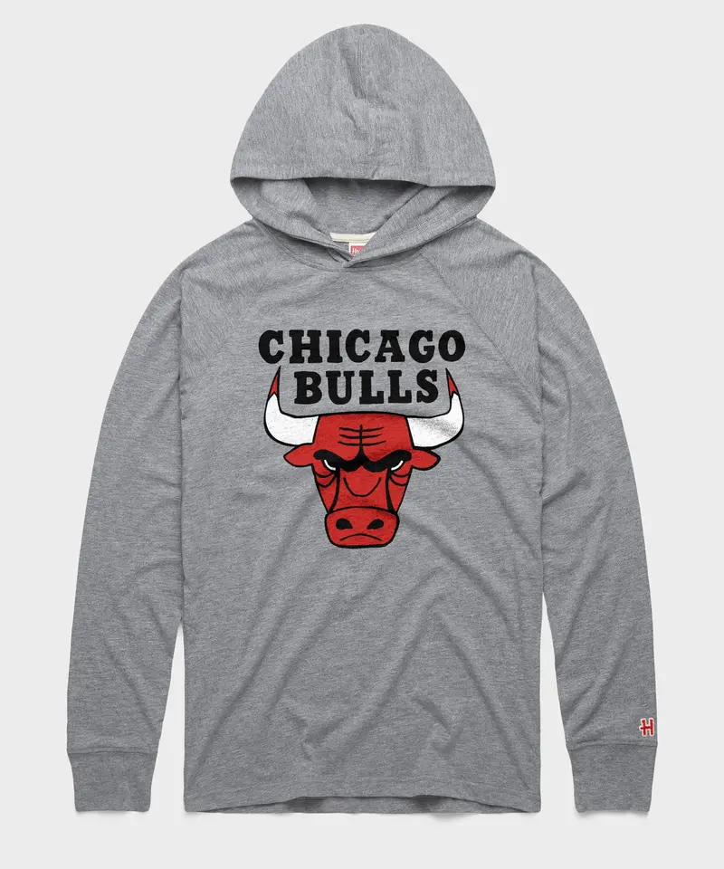 Chicago Bulls Logo Lightweight Hoodie 1