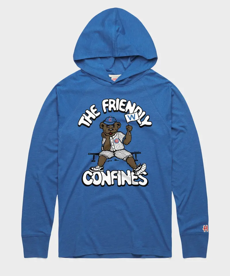 Chicago Cubs The Friendly Confines Lightweight Hoodie 1