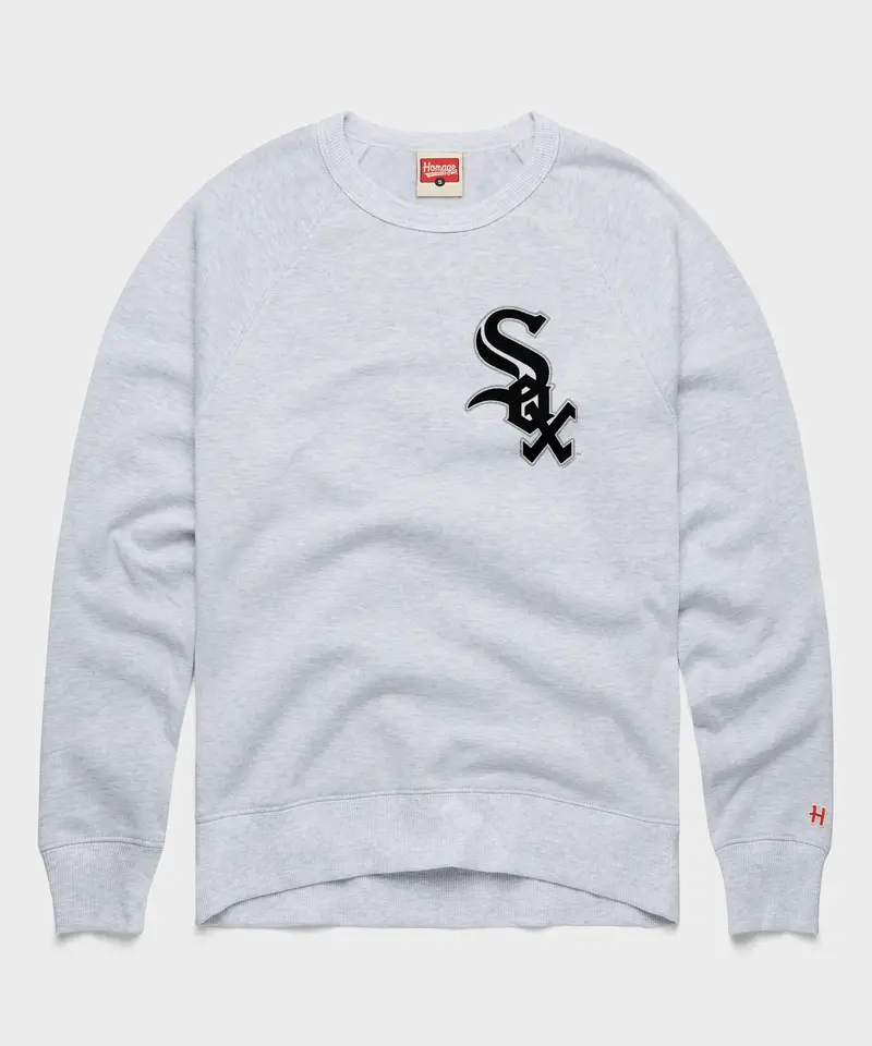 Chicago White Sox Jersey Logo '91 Crewneck 1