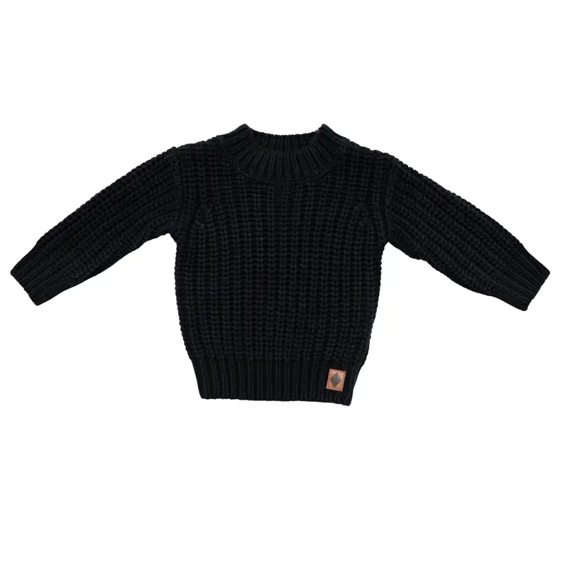 Chunky Knit Sweater In Midnight 2