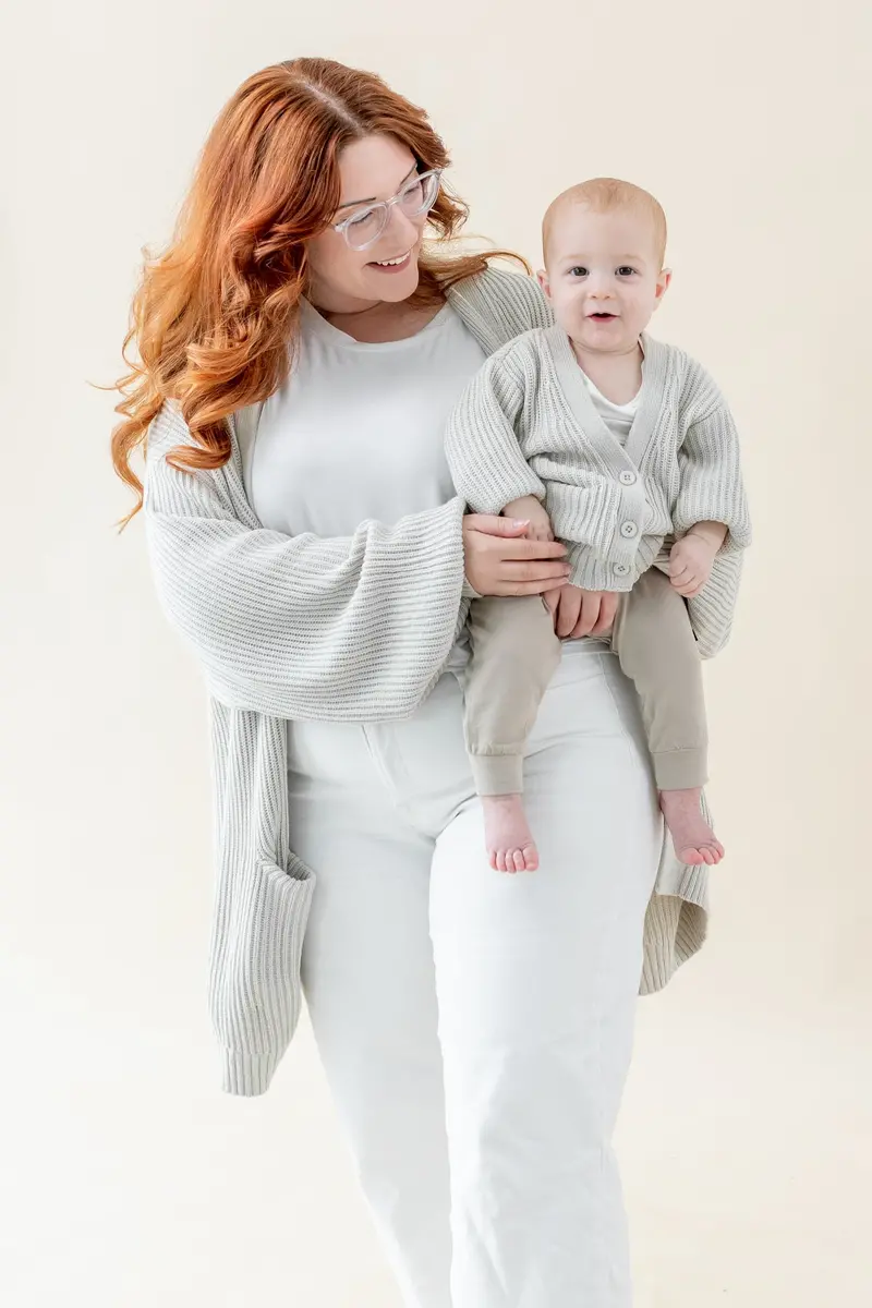 Chunky Knit Women's Oversized Cardigan In Oat 4