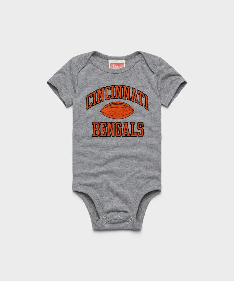 Cincinnati Bengals Gridiron Baby One Piece 1