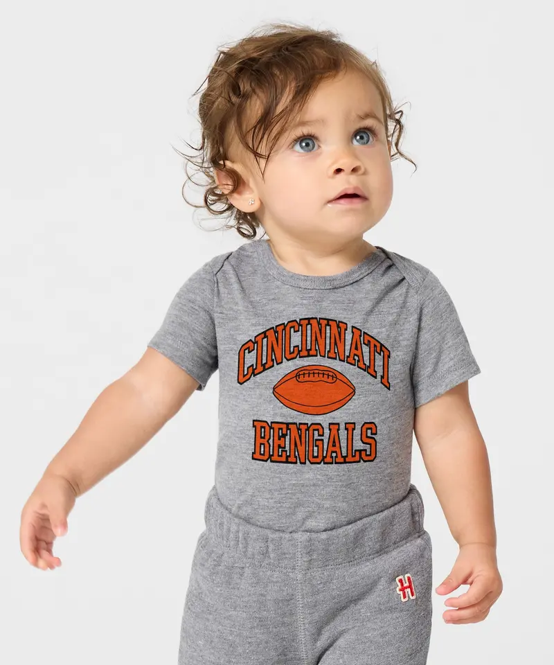 Cincinnati Bengals Gridiron Baby One Piece 3