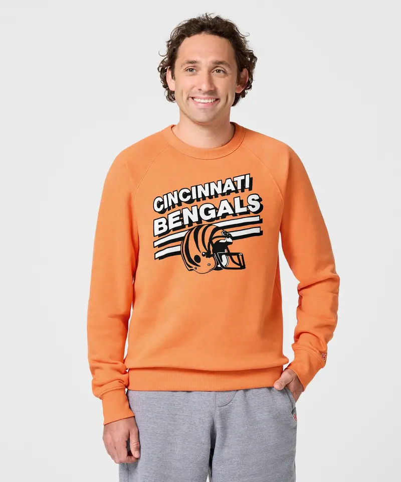 Cincinnati Bengals Stripes Crewneck 3