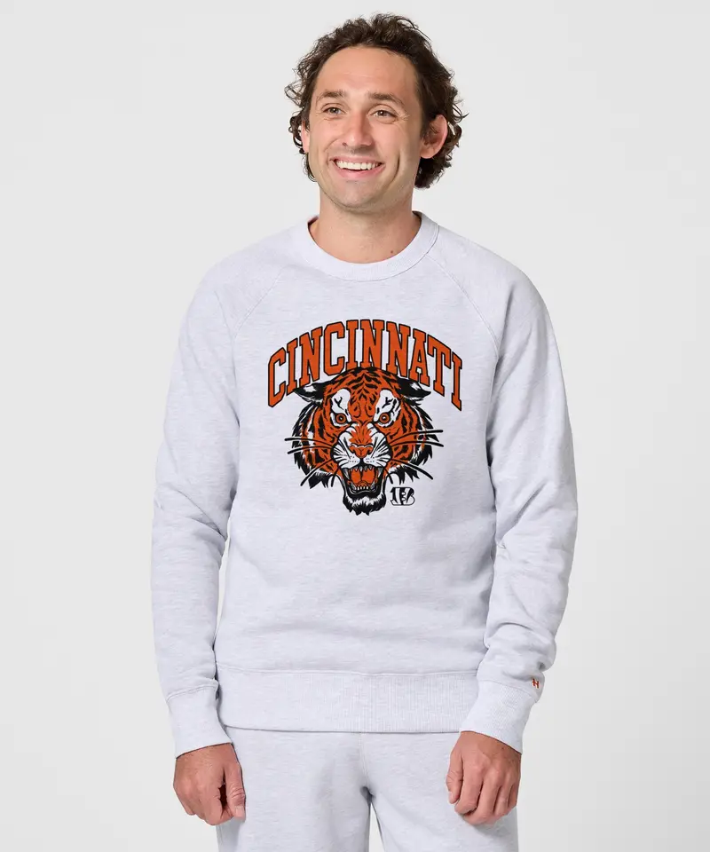 Cincinnati Bengals Tiger Head Crewneck 3