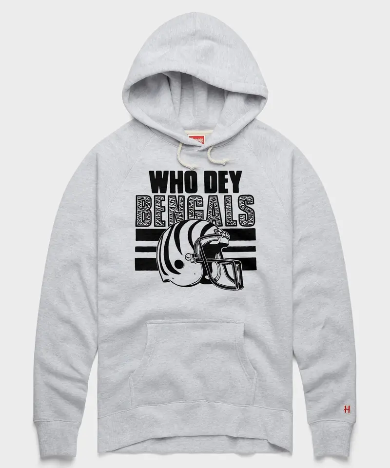 Cincinnati Bengals White Bengal Hoodie 1