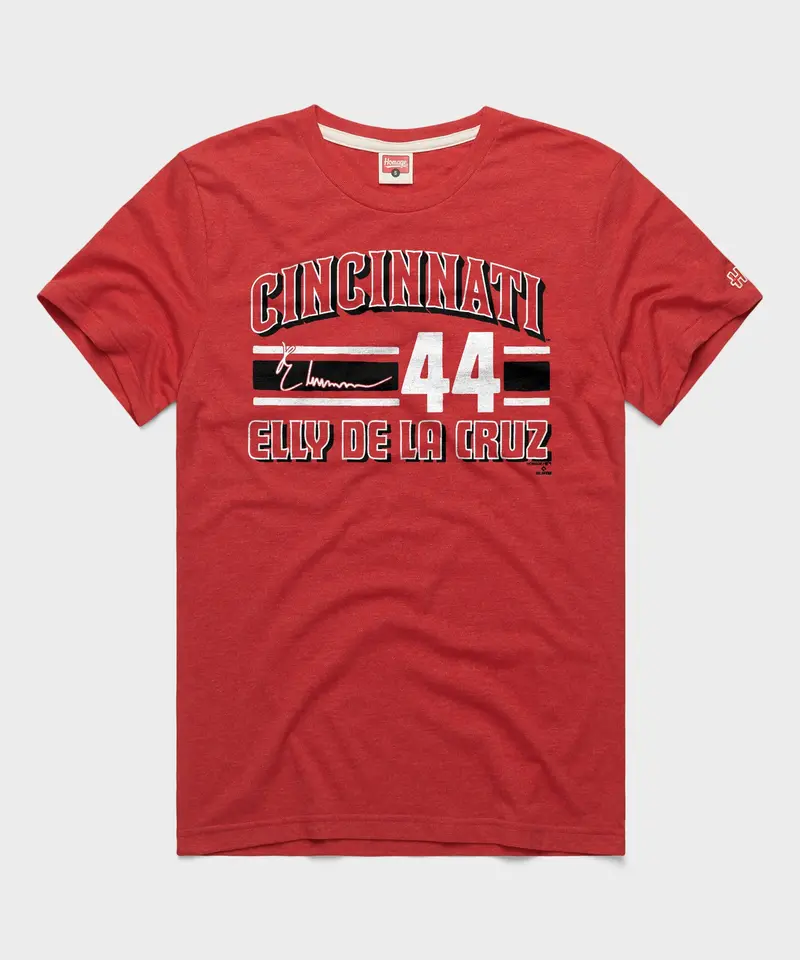 Cincinnati Reds Elly De La Cruz Signature Jersey 1