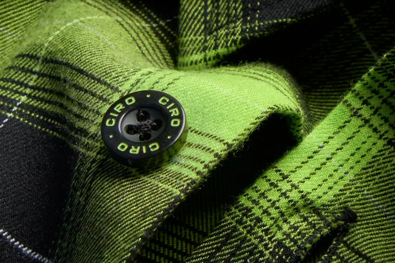 Ciro Lime Green Flannel 6