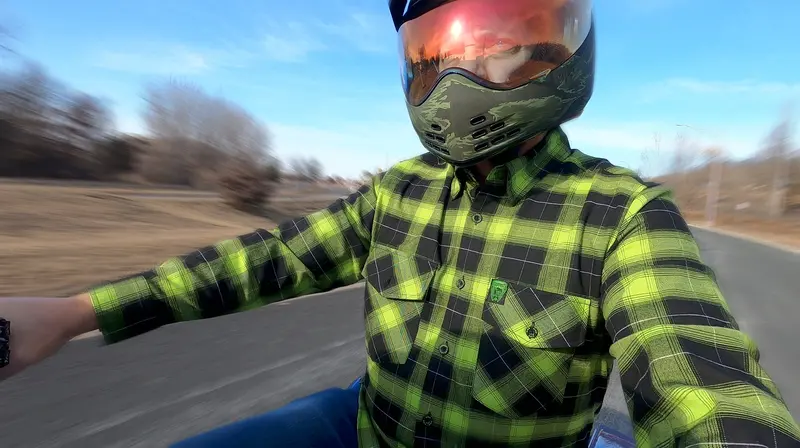 Ciro Lime Green Flannel 7