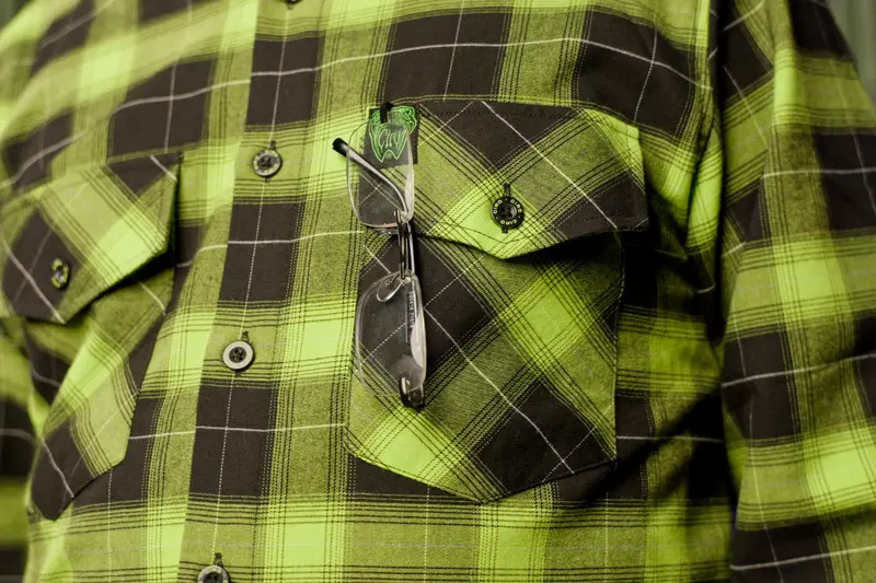 Ciro Lime Green Flannel 8