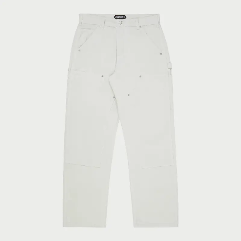 Classic Canvas Double Knee (White) 1