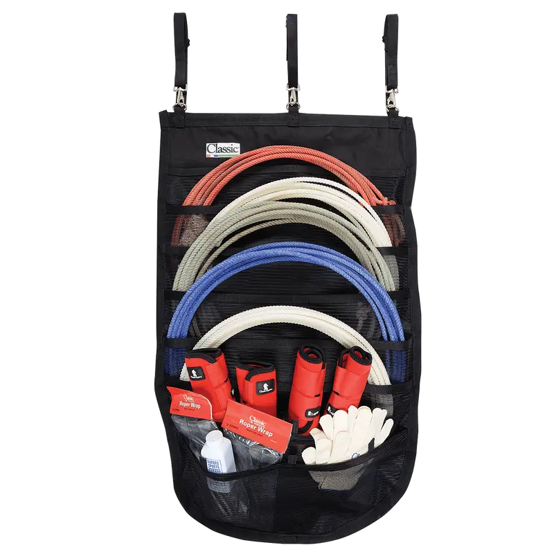 Classic Equine Hanging Rope Organizer 1