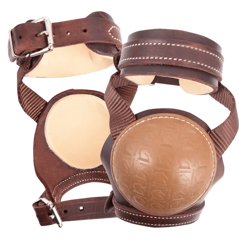 Classic Equine Leather Skid Boots 1