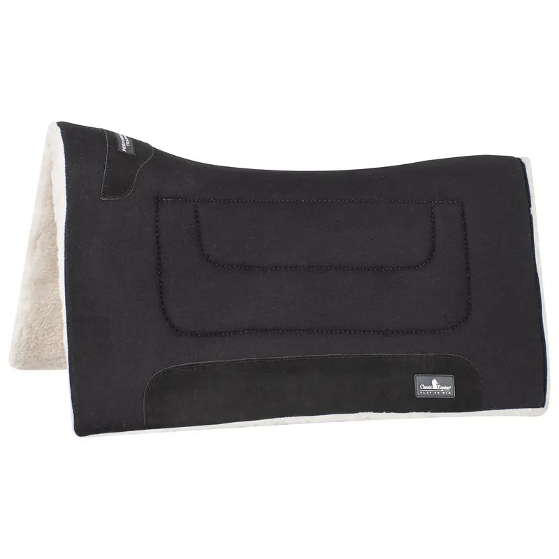 Classic Performance Trainer Saddle Pad, Felt Top (31X32) 1