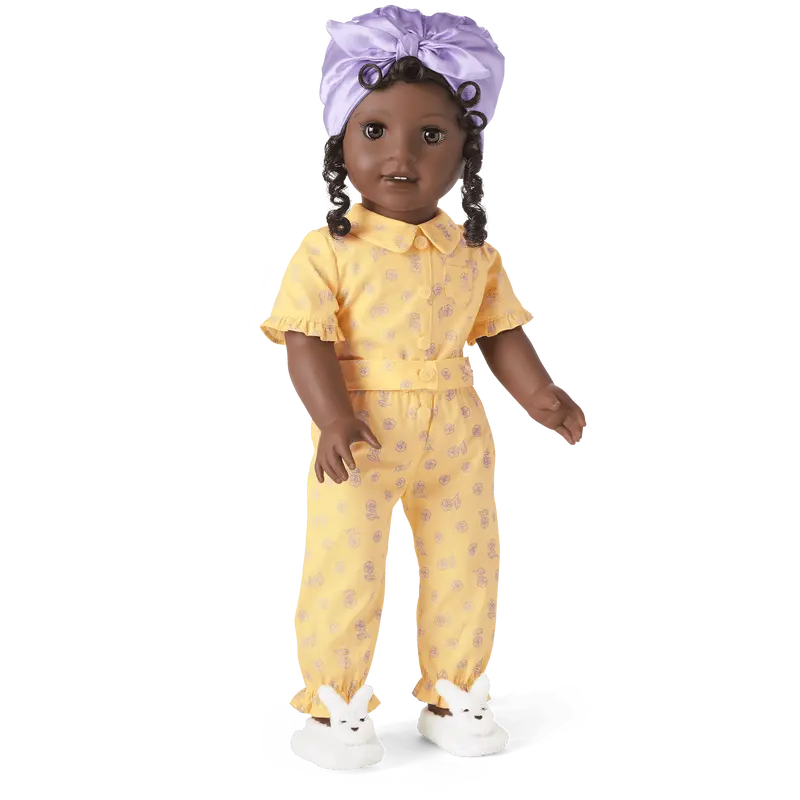 Claudie's™ Yellow Bloom Pajamas For 18-Inch Dolls (Historical Characters) 2