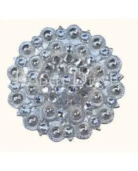 Clear Bright Silver Berry Jacket European Crystal Concho 1
