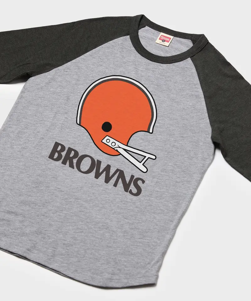Cleveland Browns Big Helmet Raglan 2