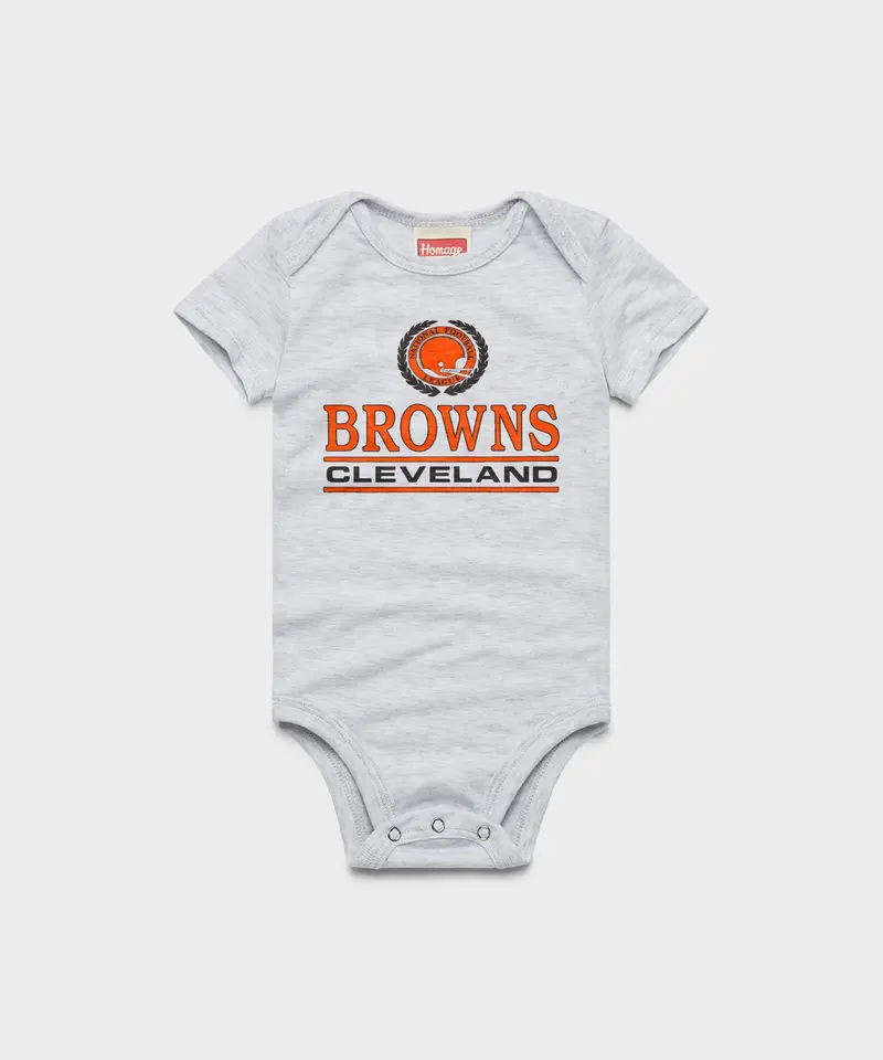 Cleveland Browns Crest Baby One Piece 1