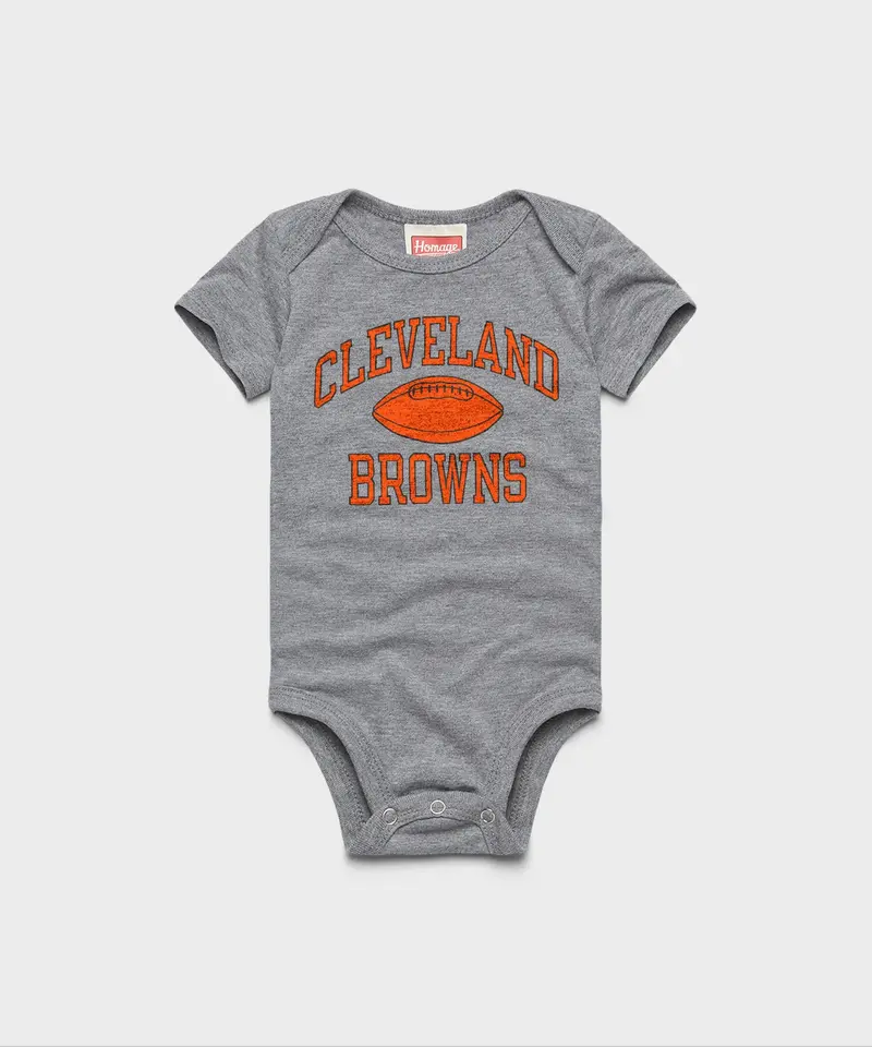 Cleveland Browns Gridiron Baby One Piece 1