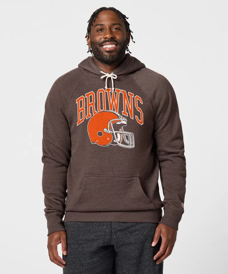 Cleveland Browns Helmet Retro Hoodie 3
