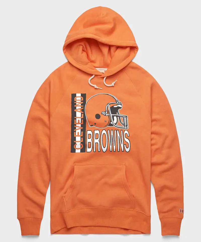 Cleveland Browns Helmet Stripe Hoodie 1