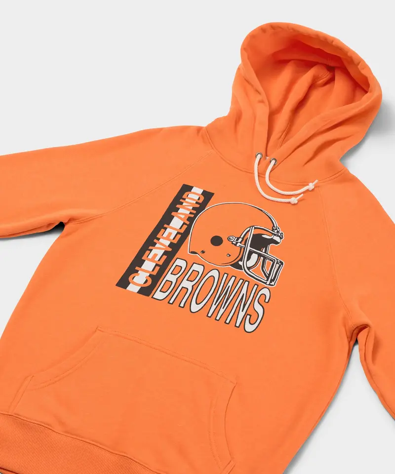 Cleveland Browns Helmet Stripe Hoodie 2