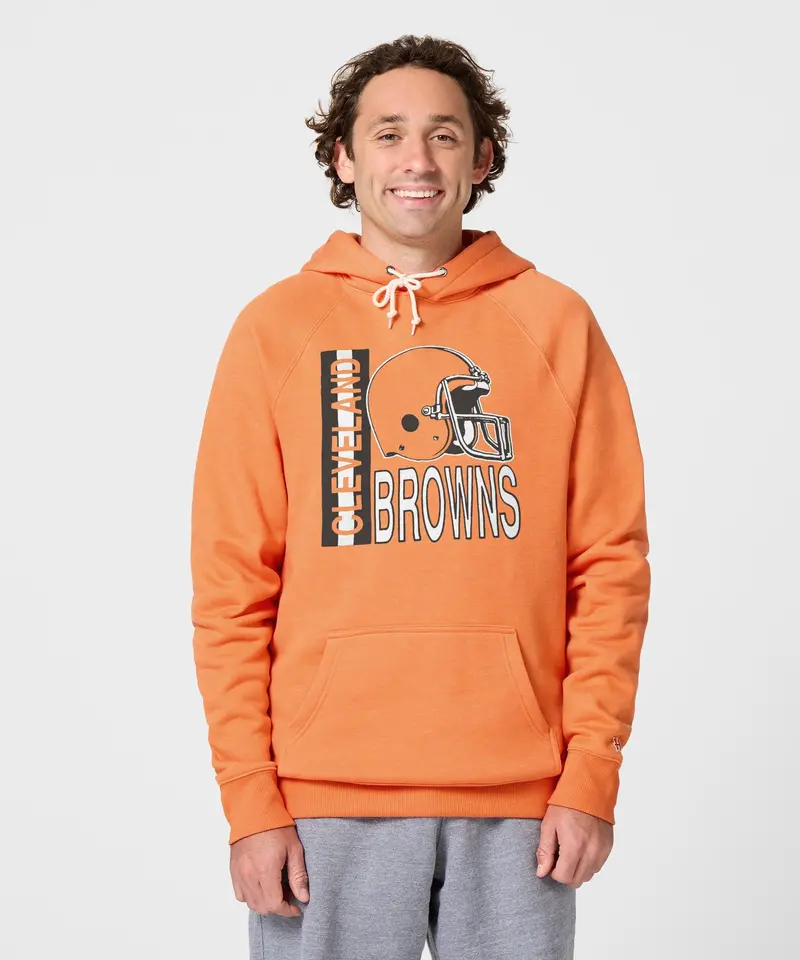 Cleveland Browns Helmet Stripe Hoodie 3