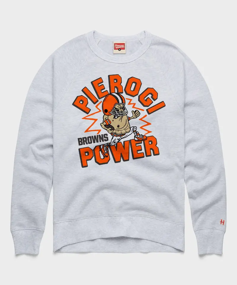 Cleveland Browns Pierogi Power Crewneck 1