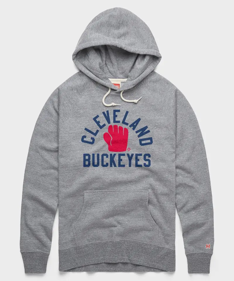 Cleveland Buckeyes Glove Hoodie 1