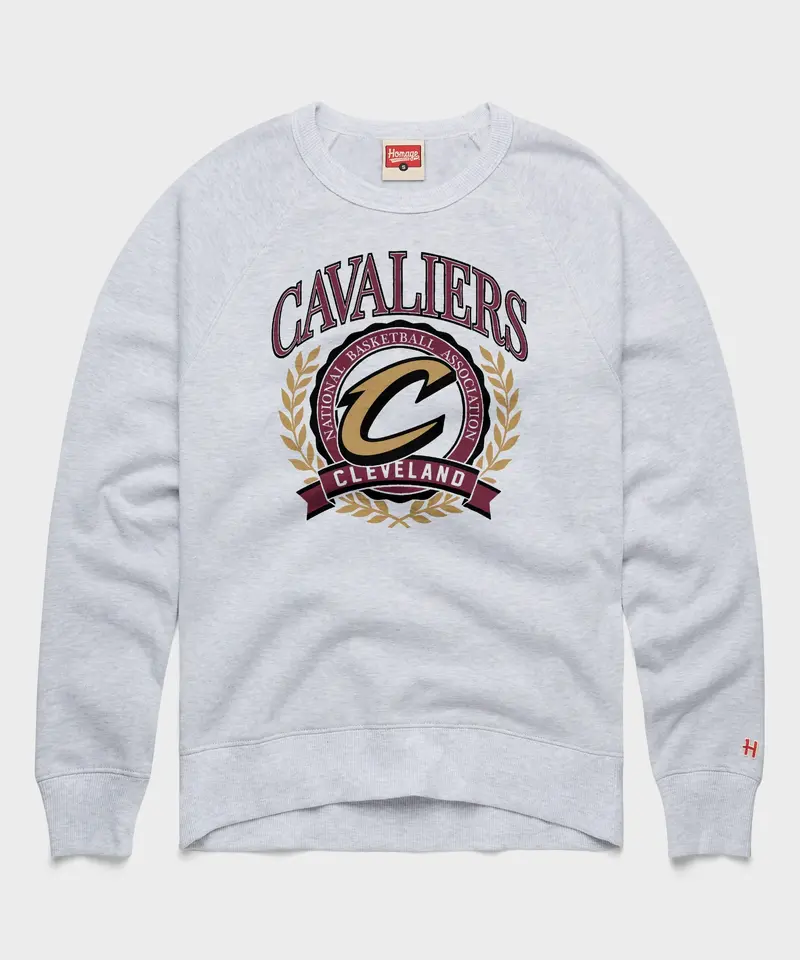 Cleveland Cavs Crest Crewneck 1