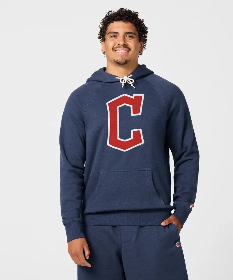 Cleveland Guardians Cap Logo '22 Hoodie 3