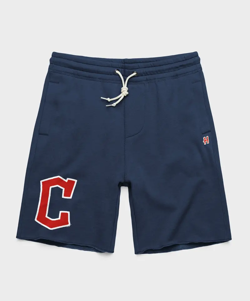 Cleveland Guardians Cap Logo '22 Sweat Shorts 1