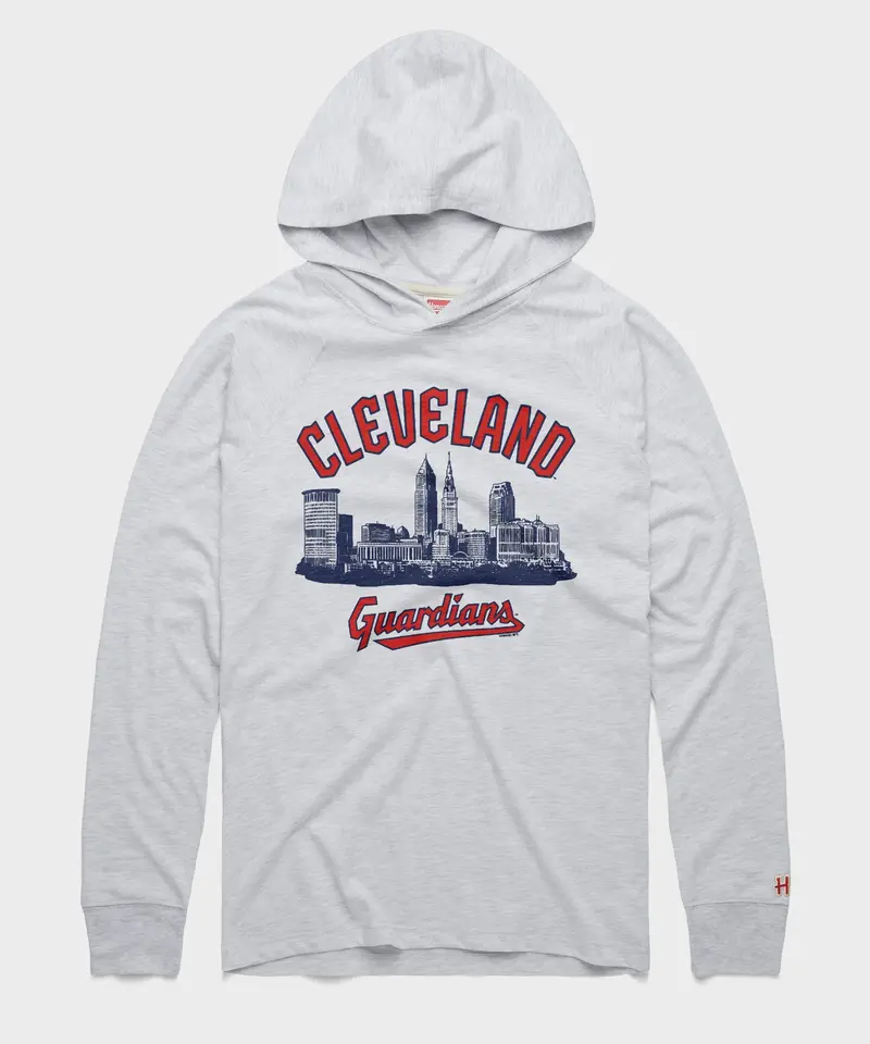 Cleveland Guardians Skyline Lightweight Hoodie 1