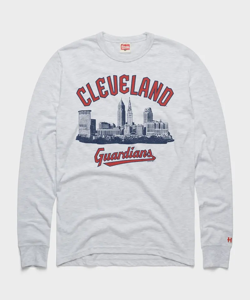 Cleveland Guardians Skyline Long Sleeve Tee 1
