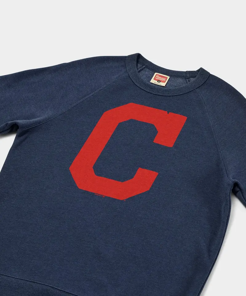 Cleveland Indians Cap Logo '08 Crewneck 2