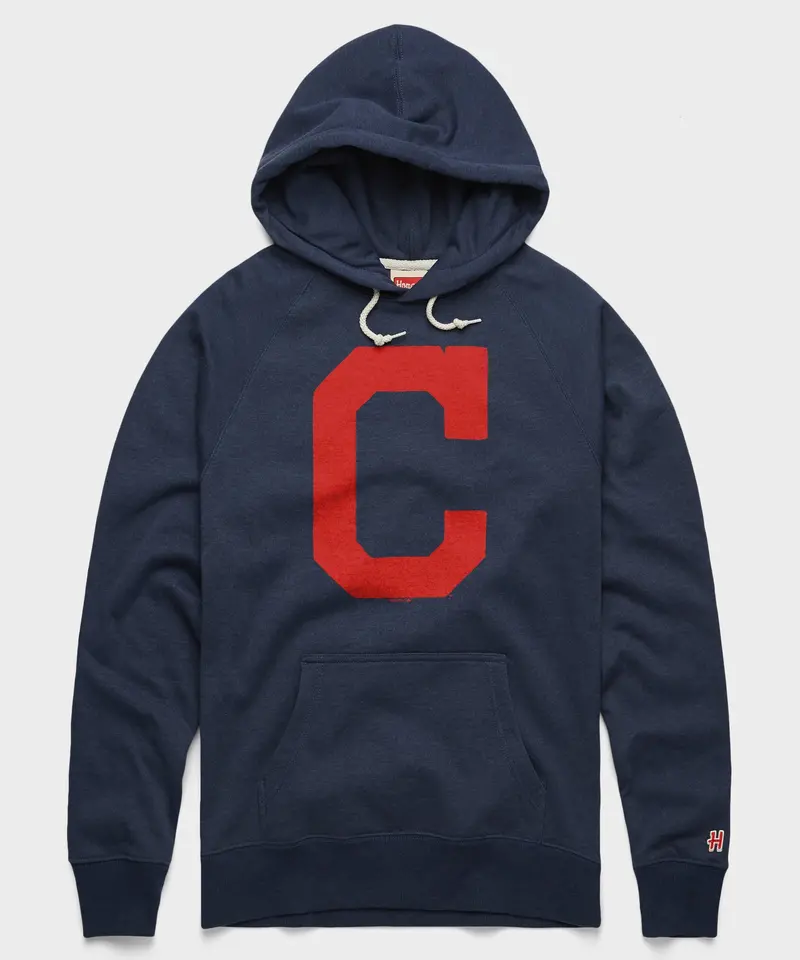 Cleveland Indians Cap Logo '08 Hoodie 1
