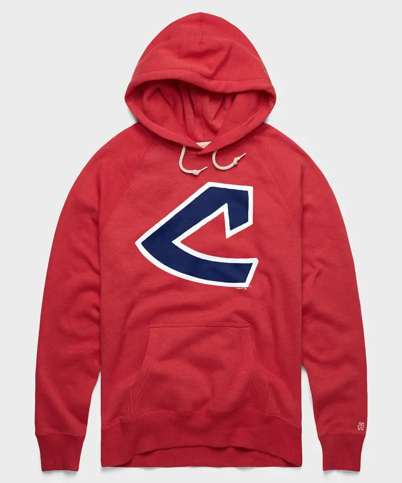 Cleveland Indians Cap Logo '73 Hoodie 1