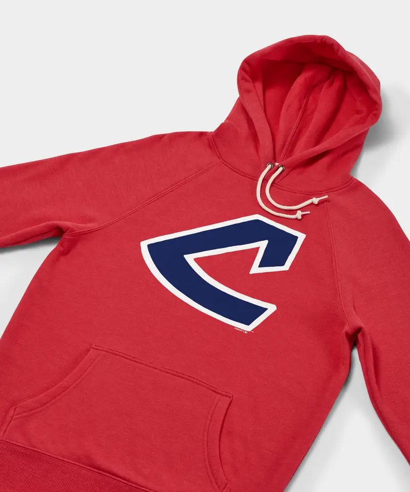 Cleveland Indians Cap Logo '73 Hoodie 2