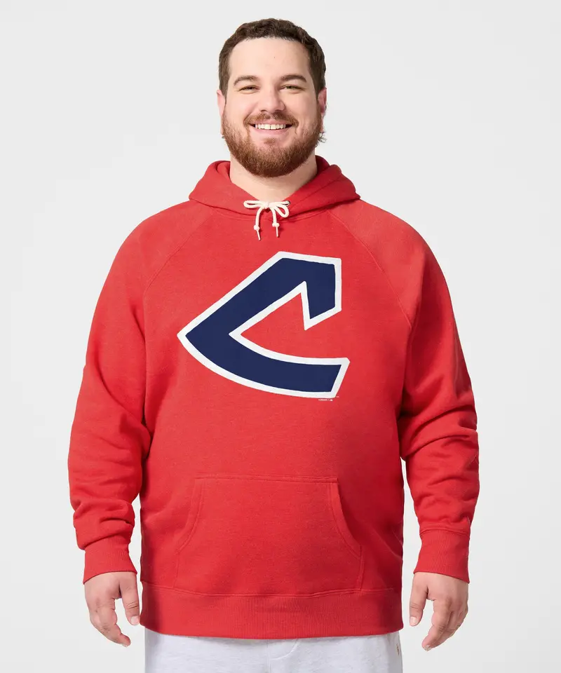 Cleveland Indians Cap Logo '73 Hoodie 3