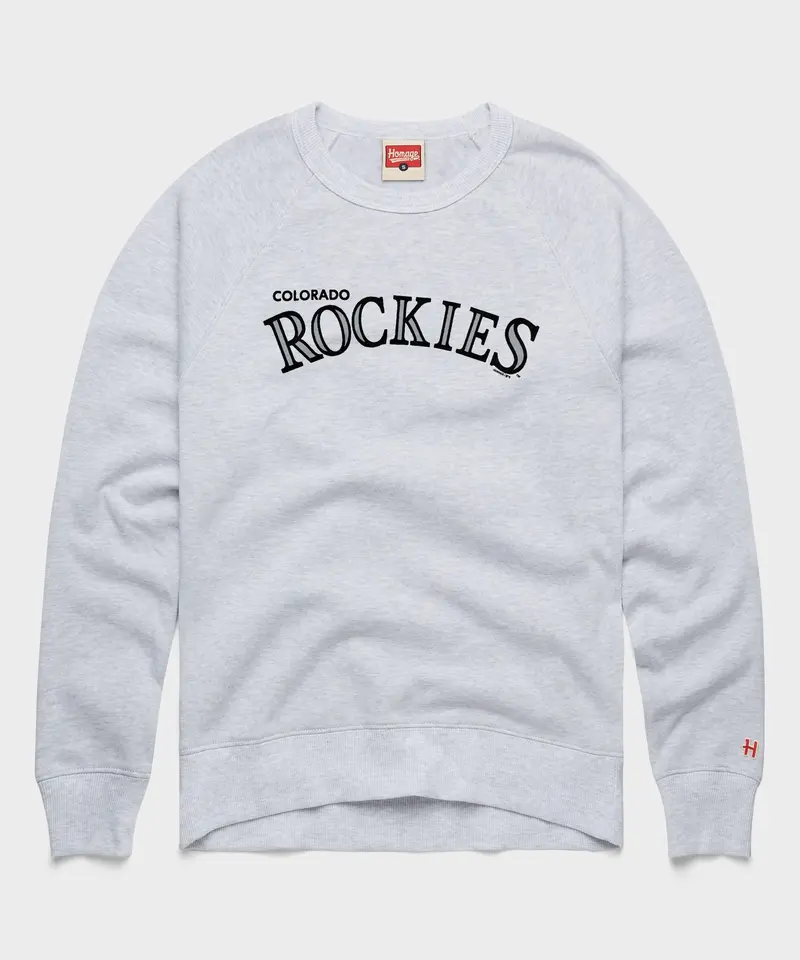 Colorado Rockies Jersey Logo '17 Crewneck 1