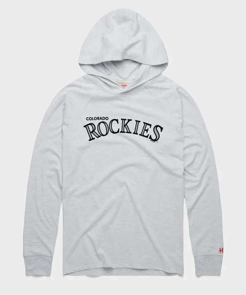 Colorado Rockies Jersey Logo '17 Lightweight Hoodie 1