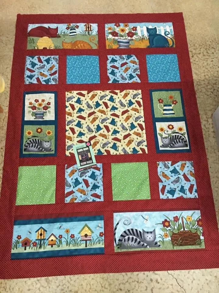 Colorful Cats Panel Kit Discovery Pattern 44 X 62 1