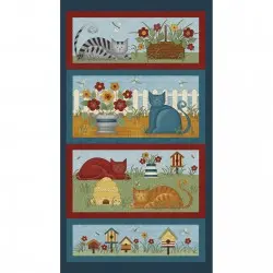 Colorful Cats Panel Multi 10220 99  By Benertex 1
