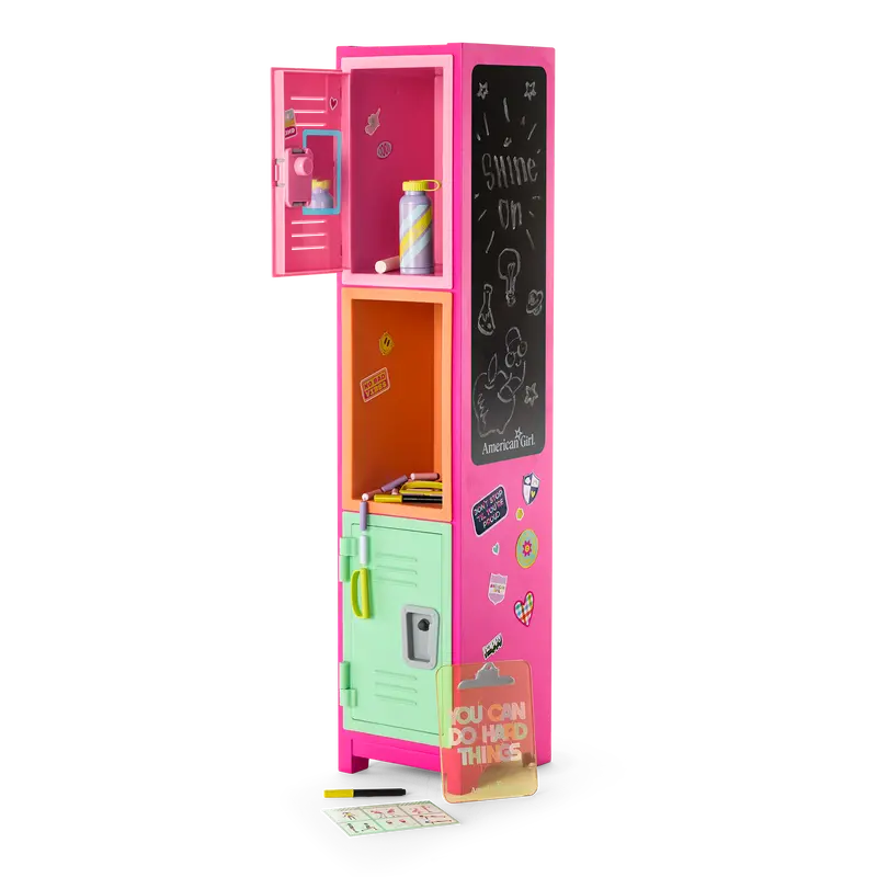 Colorful Cubbies Locker Set For 18-Inch Dolls 1