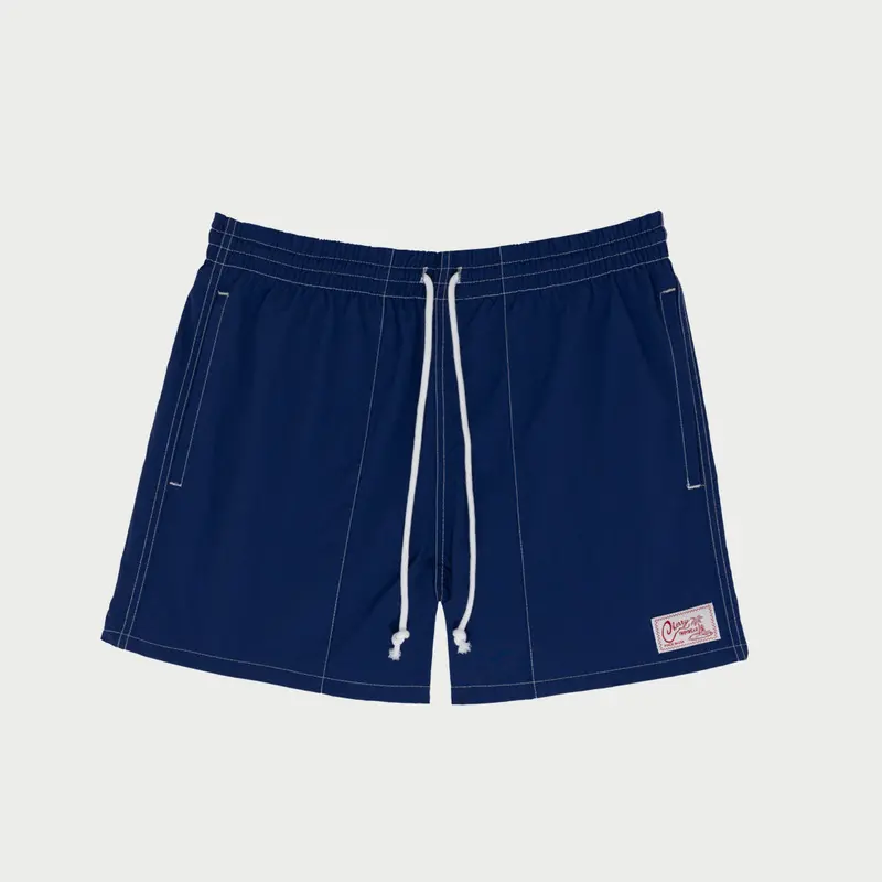 Contrast Rip-Stop Swim Shorts 1