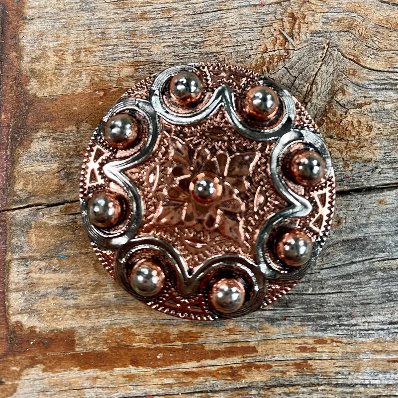 Copper Dots Western Concho W184 2