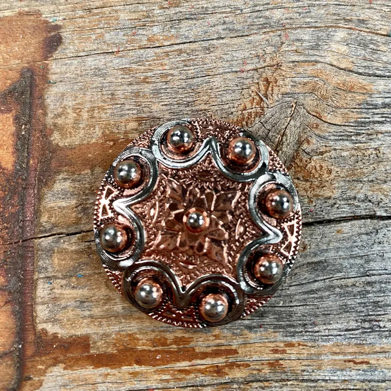 Copper Dots Western Concho W184 3