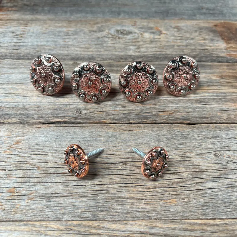 Copper Dots Western Concho W184 8