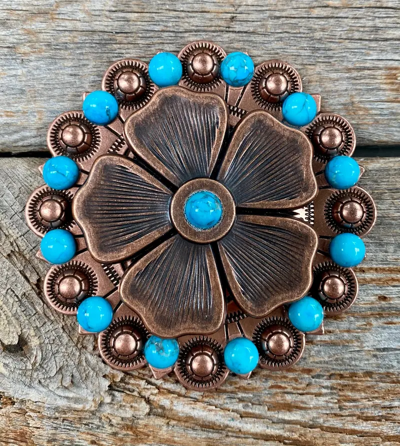 Copper Flower Turquoise Berry Jacket #Bjw111l 1